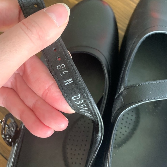 SAS Black Mary Jane Flats - Picture 8 of 8